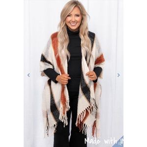 Brand New Shawl Kimono Over piece NWOT